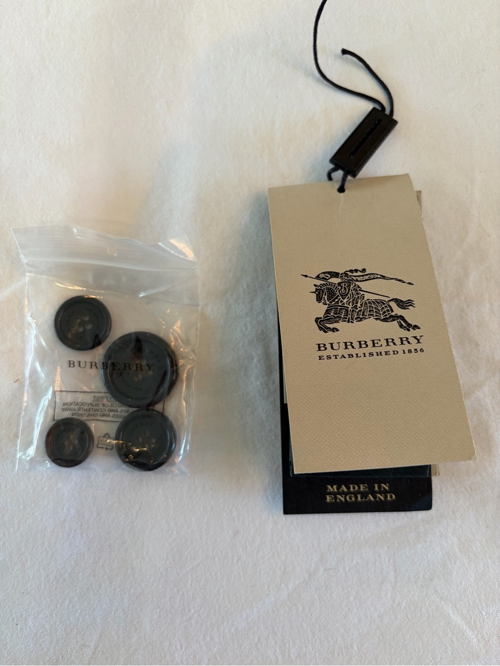 Burberry Black Women's Replacement Buttons - Set of 4